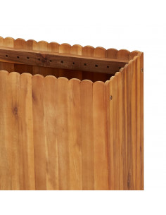 Letto Rialzato da Giardino 150x30x50 cm in Massello di Acacia