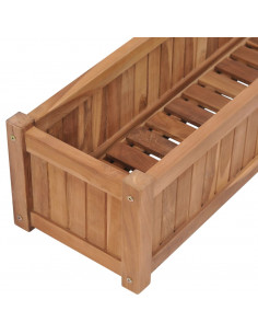 Letto Rialzato da Giardino 200x30x25 cm in Massello di Acacia