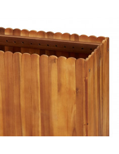 Letto Rialzato da Giardino 200x30x50 cm in Massello di Acacia