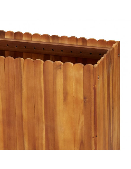 Letto Rialzato da Giardino 200x30x50 cm in Massello di Acacia