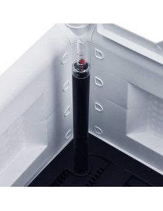 Letto Rialzato da Giardino con Graticcio e Irrigazione Bianco