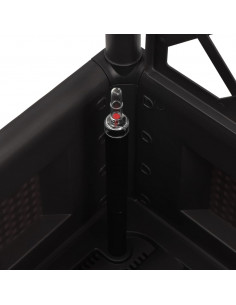 Letto Rialzato da Giardino Graticcio e Irrigazione Antracite