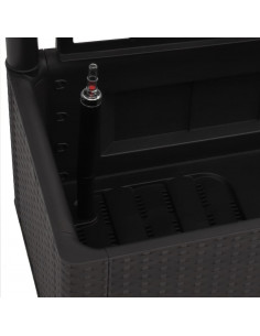 Letto Rialzato da Giardino Graticcio e Irrigazione Antracite