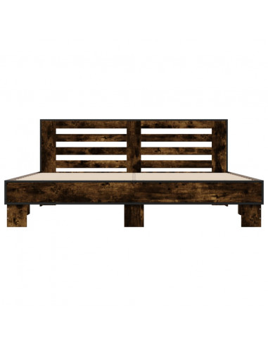 Giroletto Rovere Fumo 200x200 cm in Legno Multistrato e Metallo