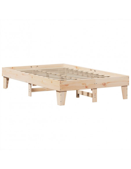 Letto senza Materasso 120x200 cm in Legno Massello di Pino