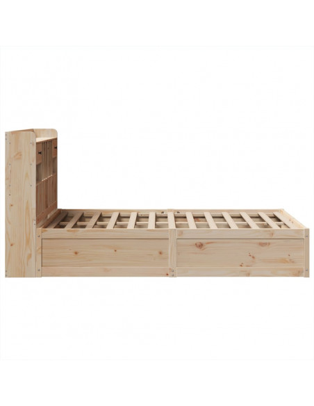 Letto senza Materasso 135x190 cm in Legno Massello di Pino