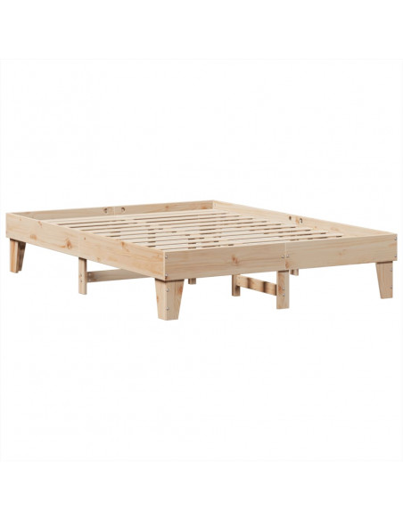 Letto senza Materasso 150x200 cm in Legno Massello di Pino
