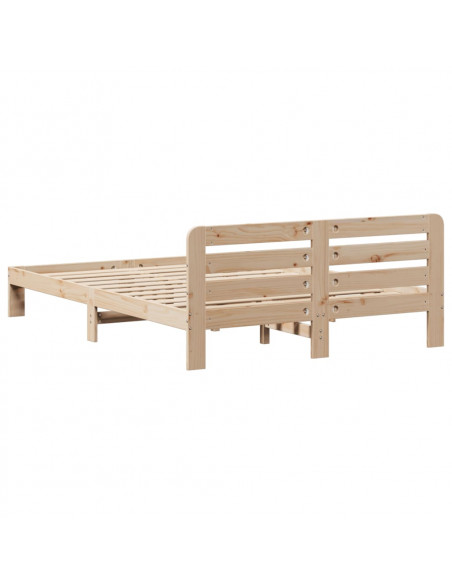 Letto senza Materasso 160x200 cm in Legno Massello di Pino