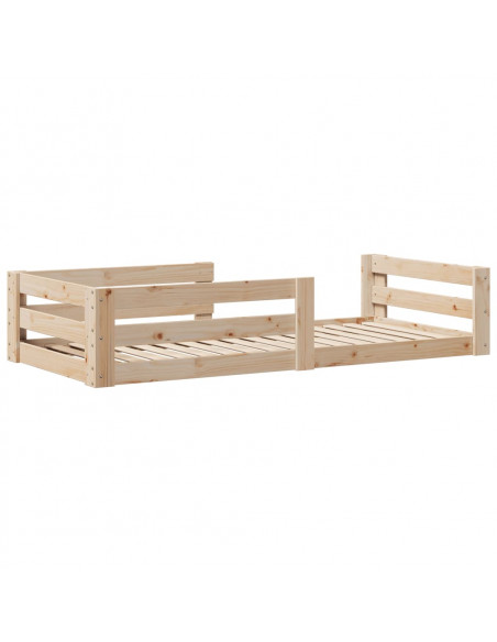 Letto senza Materasso 70x140 cm in Legno di Pino