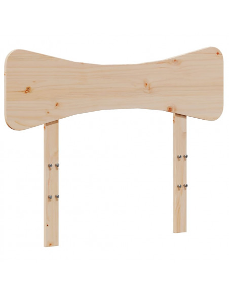 Letto senza Materasso 90x190 cm in Legno Massello di Pino