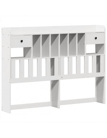 Letto senza Materasso Bianco 160x200 cm Legno Massello di Pino