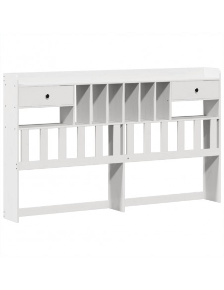 Letto senza Materasso Bianco 180x200 cm Legno Massello di Pino