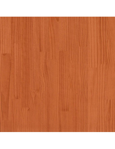 Letto senza Materasso Marrone Cera 135x190 cm in Legno di Pino