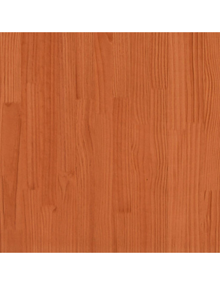 Letto senza Materasso Marrone Cera 150x200 cm in Legno di Pino