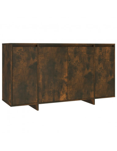Credenza Rovere Fumo 135x41x75 cm in Truciolato