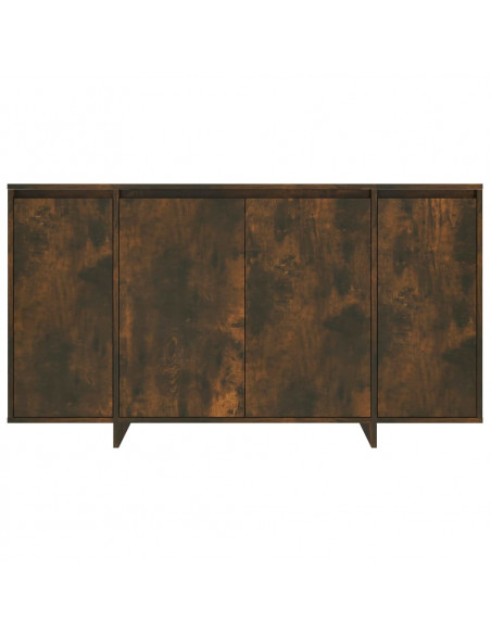 Credenza Rovere Fumo 135x41x75 cm in Truciolato