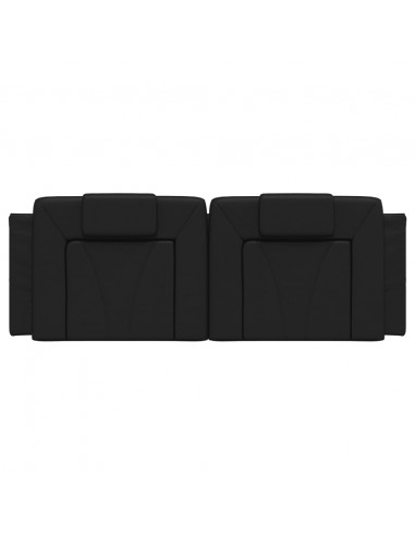 Cuscino Testiera Nero 140 cm in Similpelle