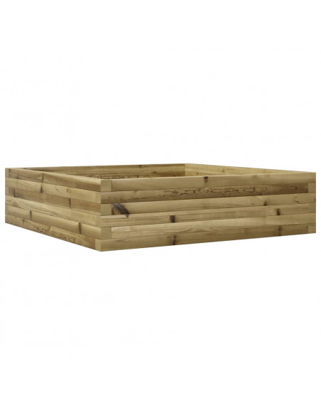 Fioriera da Giardino 90x90x23 cm in Legno di Pino Impregnato