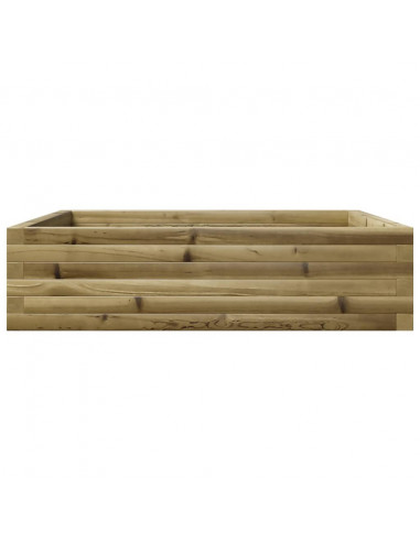 Fioriera da Giardino 90x90x23 cm in Legno di Pino Impregnato