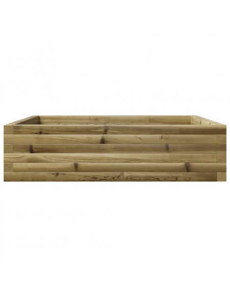 Fioriera da Giardino 90x90x23 cm in Legno di Pino Impregnato
