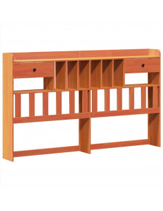 Letto senza Materasso Marrone Cera 180x200 cm in Legno di Pino