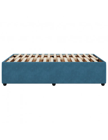 Giroletto Blu 120x190 cm in Velluto