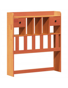 Letto senza Materasso Marrone Cera 75x190 cm in Legno di Pino