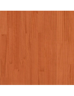 Letto senza Materasso Marrone Cera 90x200 cm Legno di Pino