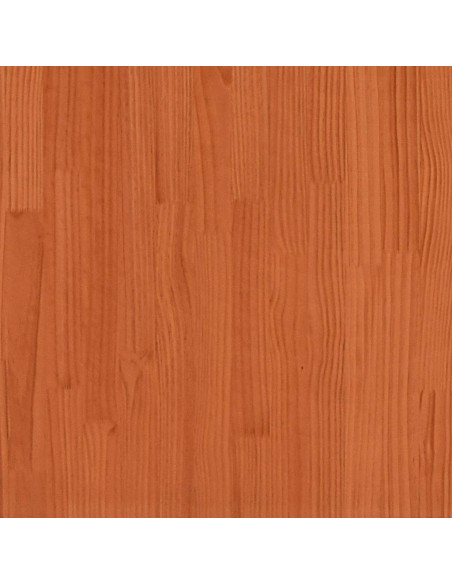 Letto senza Materasso Marrone Cera 90x200 cm Legno di Pino