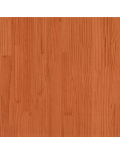 Letto senza Materasso Marrone Cera 90x200 cm Legno di Pino