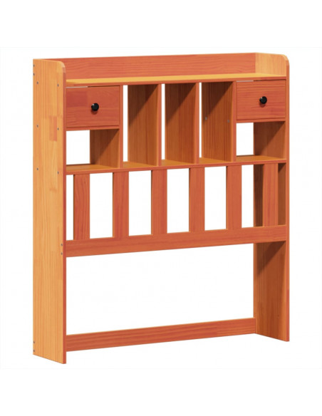 Letto senza Materasso Marrone Cera 90x200 cm Legno di Pino