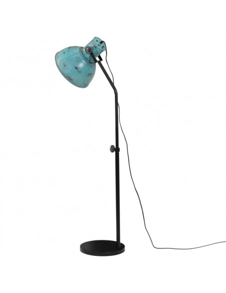 Lampada da Terra 25 W Blu Anticato 30x30x90-150 cm E27