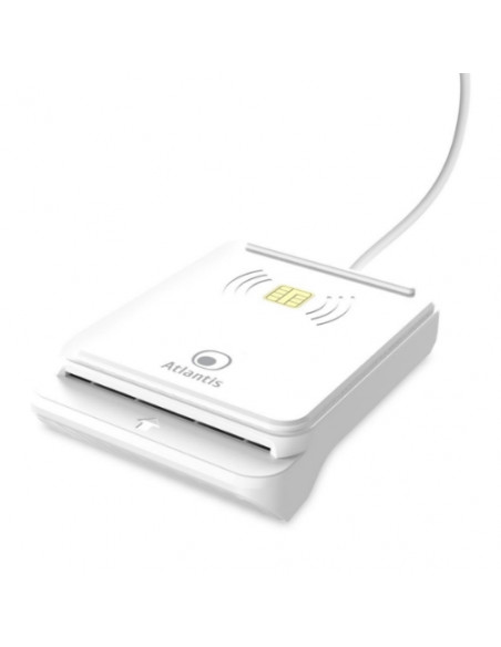 LETTORE ATLANTIS P005-CIEK421C combo CIE 3.0 + SMART CARD USB NFC per Carta Identità Elettronica Italiana CIE 3.0 CNS/CRS/TS