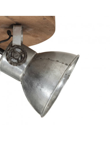 Lampada da Soffitto 25 W Argento Vintage 50x50x25 cm E27