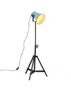 Lampada da Terra 25 W Blu Anticato 35x35x65/95 cm E27 2