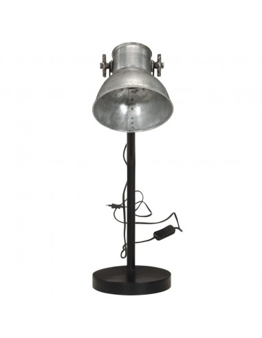 Lampada da Scrivania 25 W Argento Vintage 17x17x60 cm E27