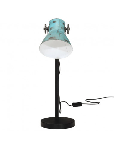 Lampada da Scrivania 25 W Blu Anticato 17x17x60 cm E27