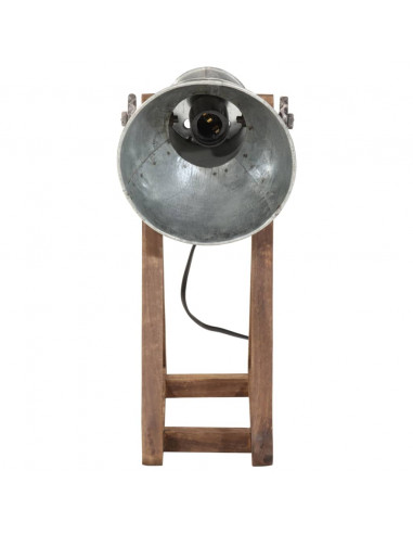 Lampada da Scrivania 25 W Argento Vintage 30x17x40 cm E27