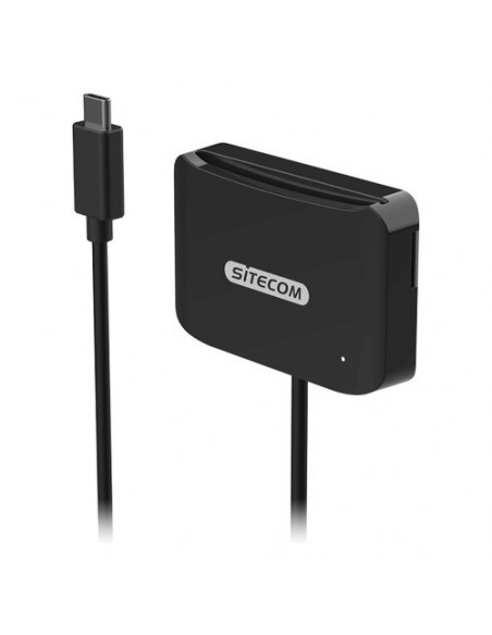 Lettore smart card Sitecom MD 1002 USB C ID Card Reader Black Black