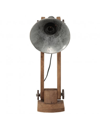 Lampada da Scrivania 25 W Argento Vintage 23x13x52 cm E27