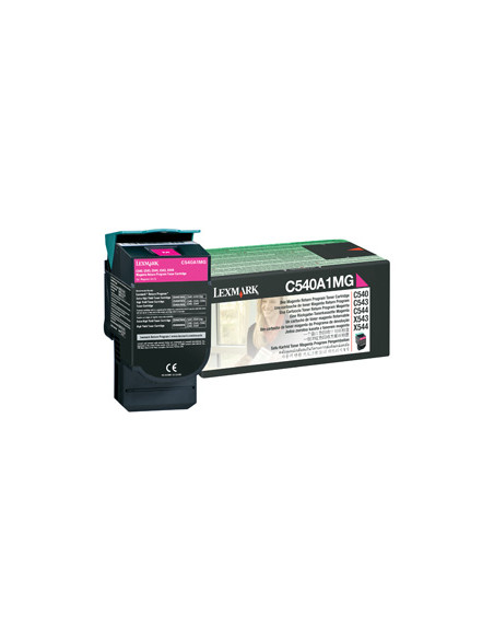 Lexmark C540A1MG cartuccia toner 1 pz Originale Magenta