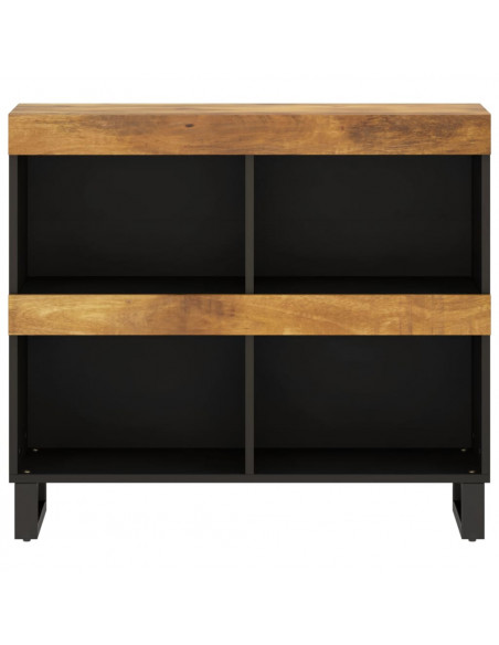 Credenza 85x33x75 cm in Legno Massello di Mango