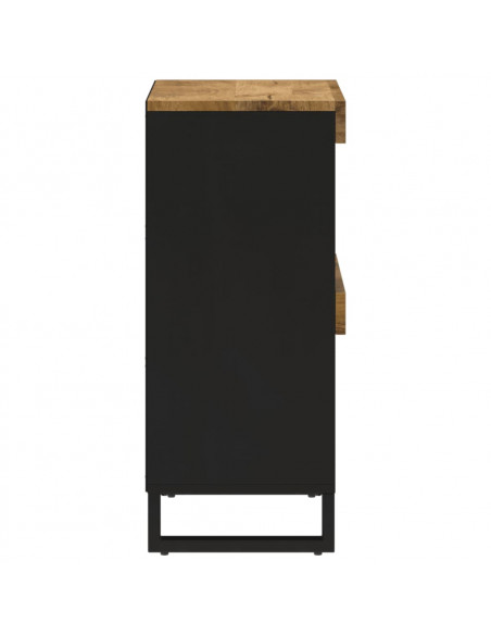 Credenza 85x33x75 cm in Legno Massello di Mango