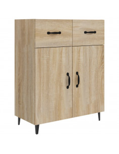 Credenza Rovere Sonoma 69,5x34x90 cm in Legno Multistrato 2