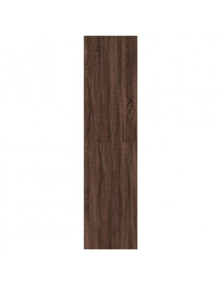 Armadio Rovere Marrone 30x50x200 cm in Legno Multistrato