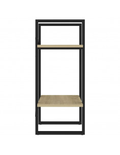 Libreria 2 Ripiani Rovere Sonoma 40x30x70 cm Legno Multistrato