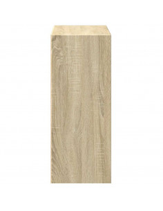 Libreria 2 Ripiani Rovere Sonoma 60x30x76,5cm Legno Multistrato