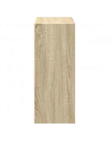 Libreria 2 Ripiani Rovere Sonoma 60x30x76,5cm Legno Multistrato