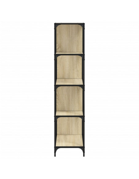 Libreria 4 Gradini Rovere Sonoma 139x33,5x149 Legno Multistrato
