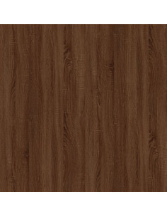 Libreria 4 Ripiani Rovere Marrone 40x24x143cm Legno Multistrato
